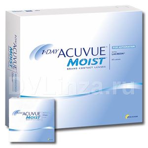 1-DAY ACUVUE® MOIST for ASTIGMATISM with LACREON® (90 шт)
